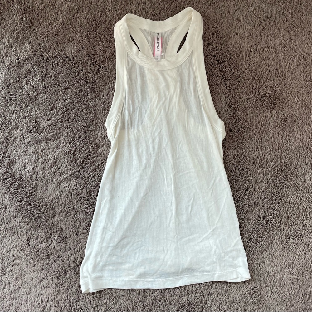 White tank top